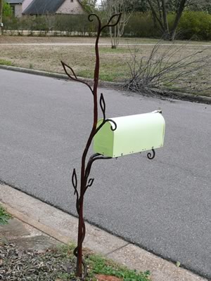 Decorative Mailbox Post